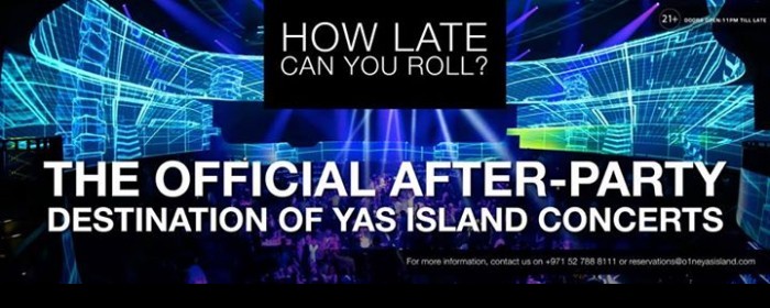 Yas Island concerts After-Party Experiment at O1NE Yas Island concerts After-Party Experiment at O1NE