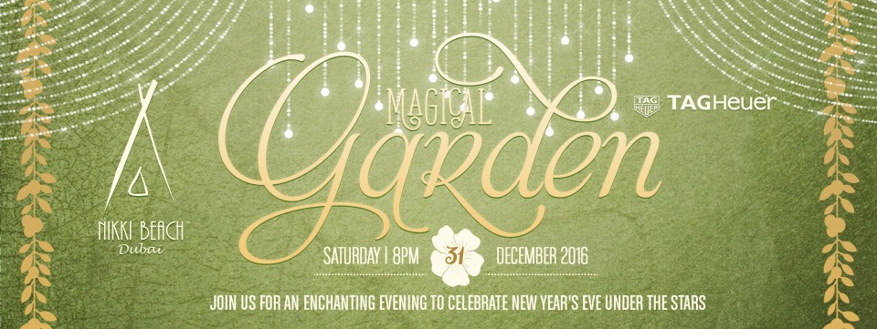 A Magical Garden - NYE Celebration by Nikki Beach A Magical Garden - NYE Celebration by Nikki Beach