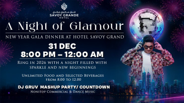 A Night of Glamour at Rooftop Poolside - Savoy Grande Hotel, Bahrain