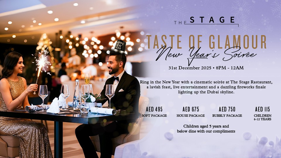A Taste Of Glamour – New Year's Eve Soiree at The Stage Restaurant A Taste Of Glamour – New Year's Eve Soiree at The Stage Restaurant