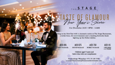 A Taste Of Glamour – New Year's Eve Soiree at The Stage Restaurant A Taste Of Glamour – New Year's Eve Soiree at The Stage Restaurant