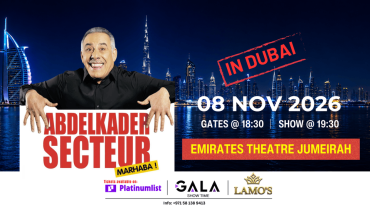 Abdelkader Secteur at Emirates Theatre in Dubai
