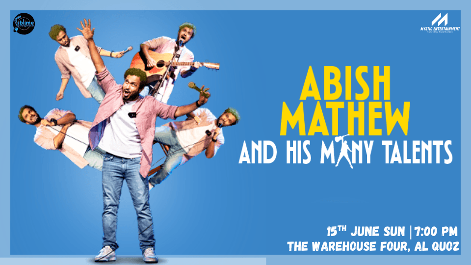 Abish Mathew Live in Dubai 2025 United Arab Emirates