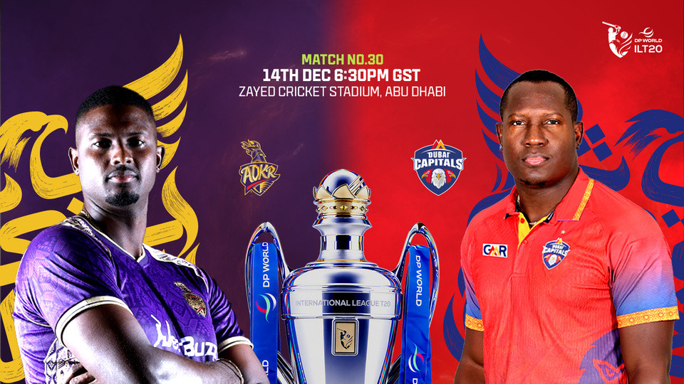 AD Knight Riders vs Dubai Capitals in Abu Dhabi