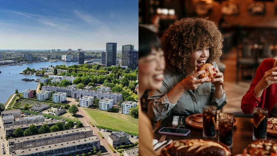 A'DAM Lookout: Entry Ticket + Burger Menu