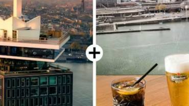 A'DAM Lookout: Fast Track Ticket + 1 Drink