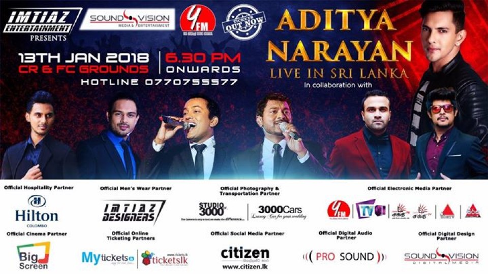 Aditya Narayan Live In Sri Lanka