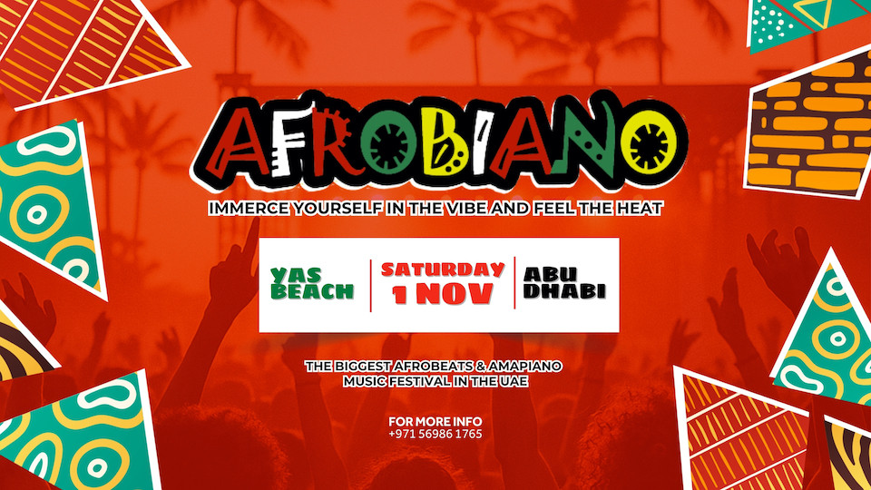 Afrobiano Festival at Yas Beach in Abu Dhabi 2025 United Arab Emirates