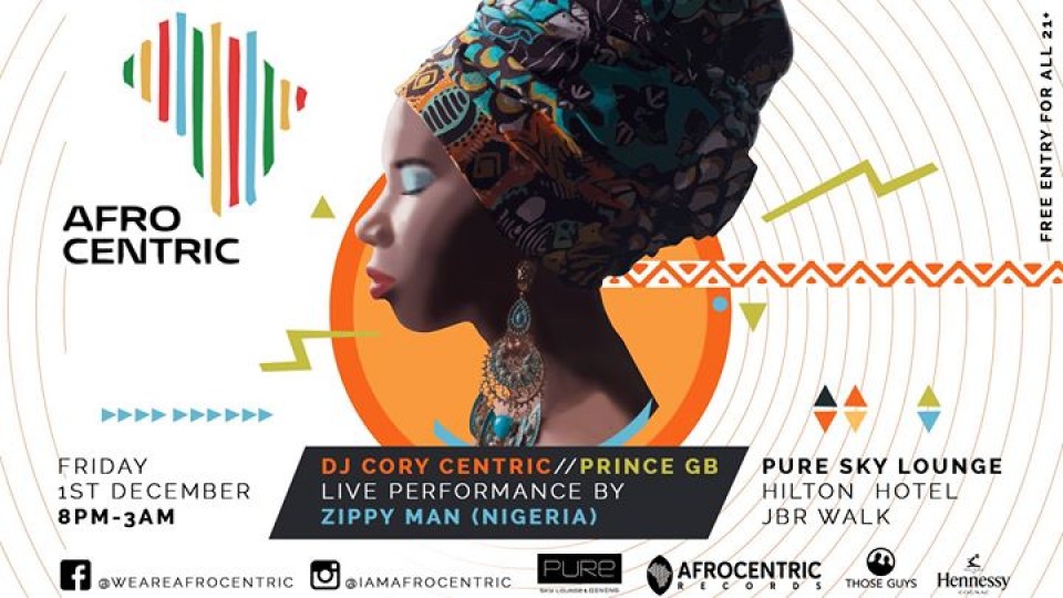 Afrocentric Ft Zippy Man LIVE - Friday 1st Dec Afrocentric Ft Zippy Man LIVE - Friday 1st Dec