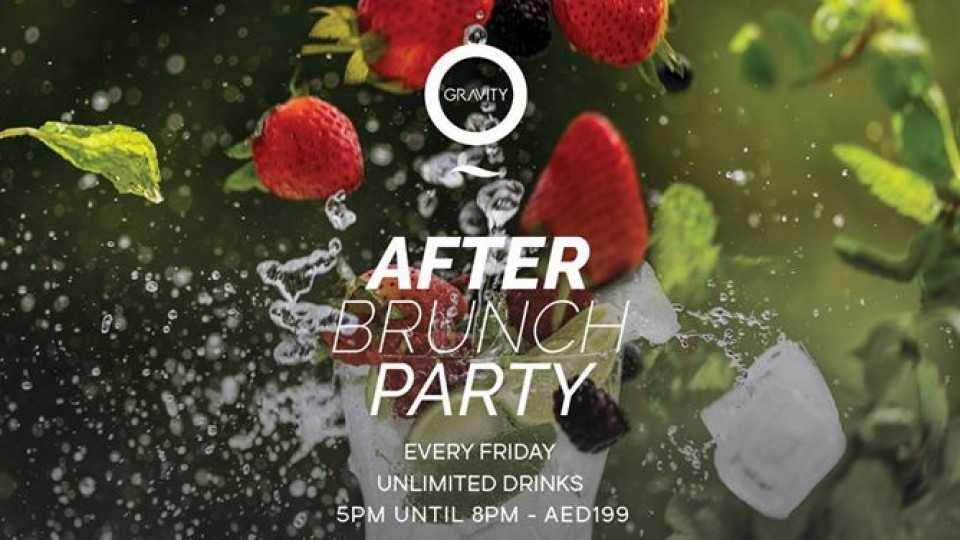 After Brunch Party every Friday