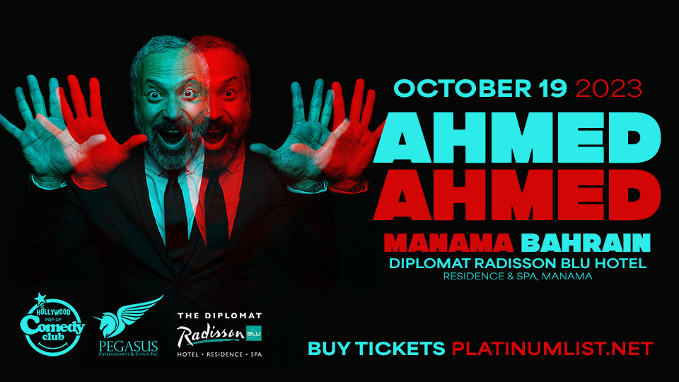 Ahmed Ahmed Live in Bahrain Tickets, 2023 Stand Up Comedy