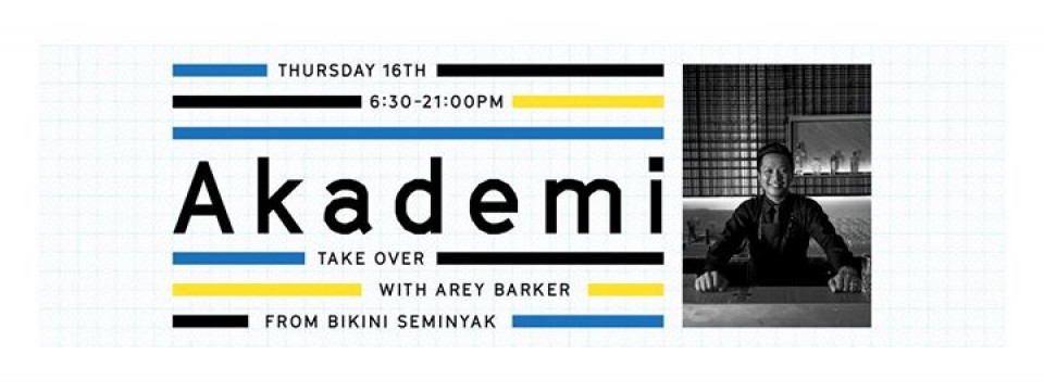Akademi hosts Arey Barker from Bikini Seminyak