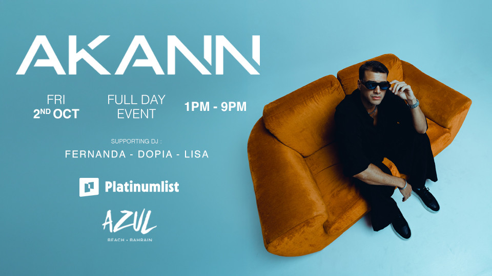 Akann live at Azul Beach, Bahrain
