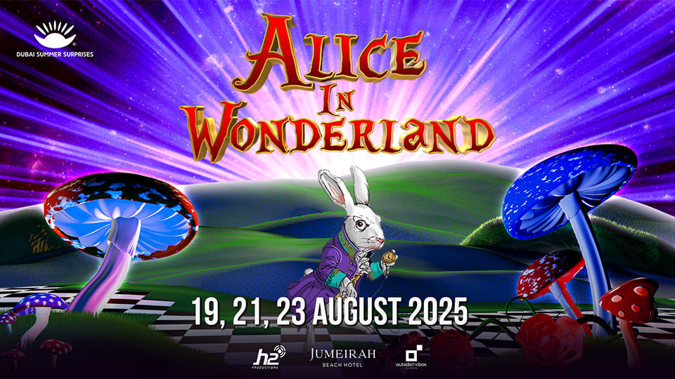 Alice in Wonderland at Jumeirah Beach Hotel 2025 United Arab Emirates