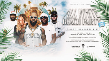 All White Beach Party live at Azul Beach, Bahrain