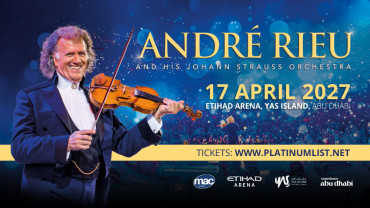 André Rieu à l'Etihad Arena à Abou Dabi en 2027