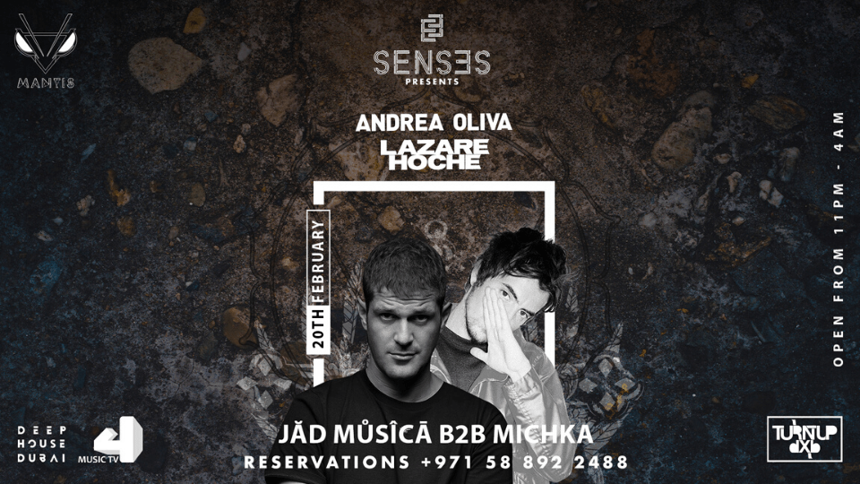 ANDREA OLIVA AND LAZARE HOCHE AT MANTIS DUBAI ANDREA OLIVA AND LAZARE HOCHE AT MANTIS DUBAI