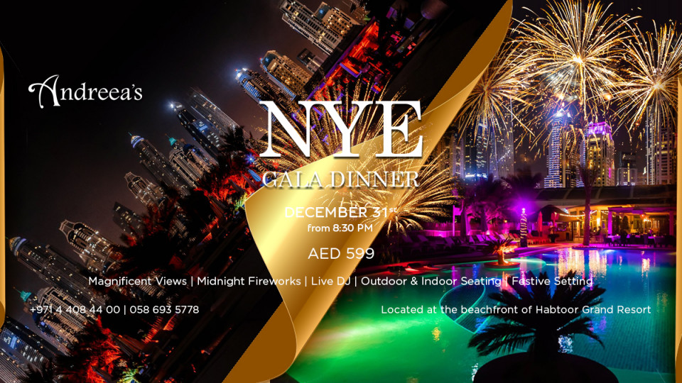 Andreea's NYE 2019 Gala dinner Andreea's NYE 2019 Gala dinner