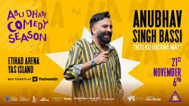 Anubhav Singh Bassi Live - Kisi Ko Batana Mat в Абу-Даби