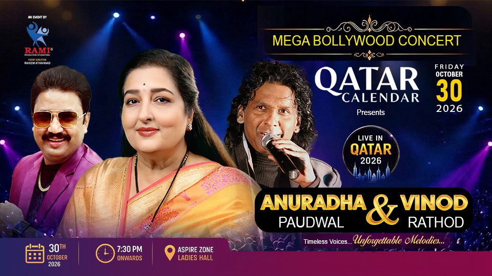 Anuradha Paudwal and Vinod Rathod Live in Qatar 2026