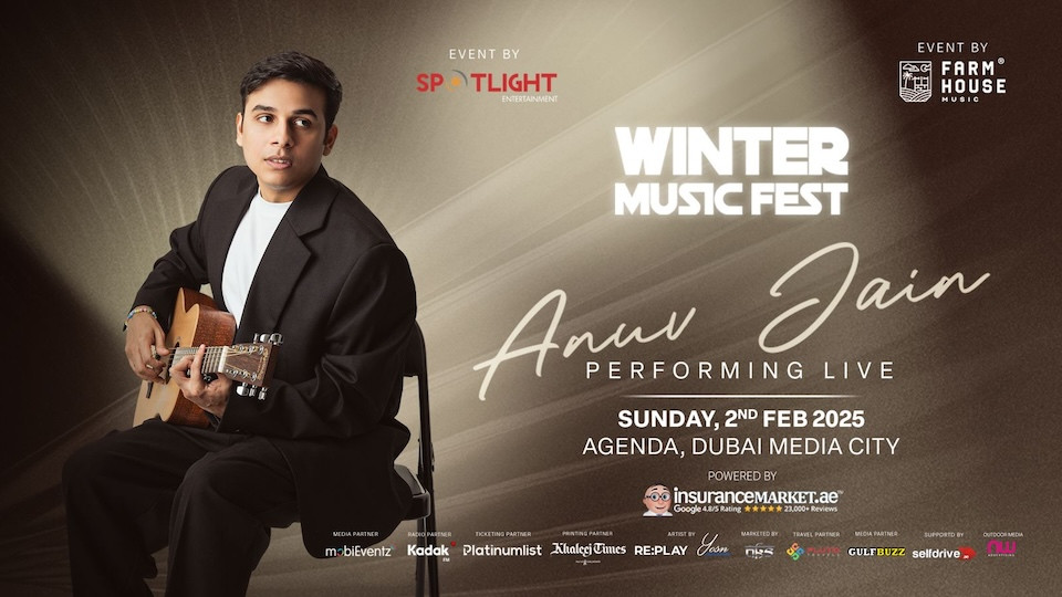 Anuv Jain live in Dubai at The Agenda , Dubai Media City
