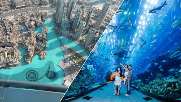 At The Top, Burj Khalifa Silver + Dubai Aquarium