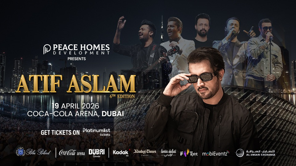 Atif Aslam 2026 in Dubai