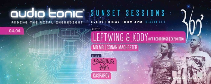 audio tonic Sunset Sessions with LEFTWING & KODY (OFF Recordings) | Mr Mr | Conan Liquid | Kasparov