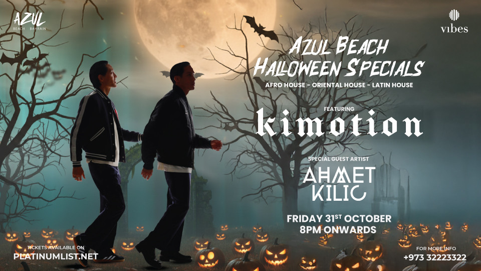Azul Beach Halloween Specials Featuring Kimotion & Ahmet Kilic