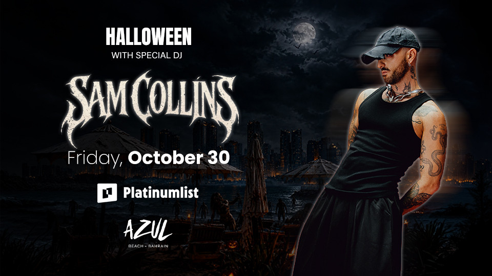 Soirée spéciale Halloween à Azul Beach avec Sam Collins