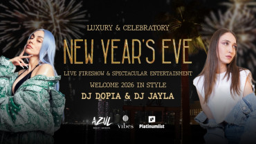 Azul’s New Year’s Eve, Azul Beach Bahrain Azul’s New Year’s Eve, Azul Beach Bahrain