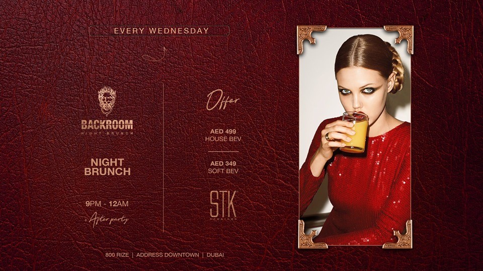 Backroom Night Brunch at STK Downtown Backroom Night Brunch at STK Downtown