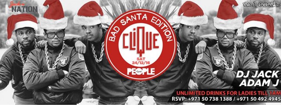 Bad Santa Xmas Eve at People By Crystal Bad Santa Xmas Eve at People By Crystal