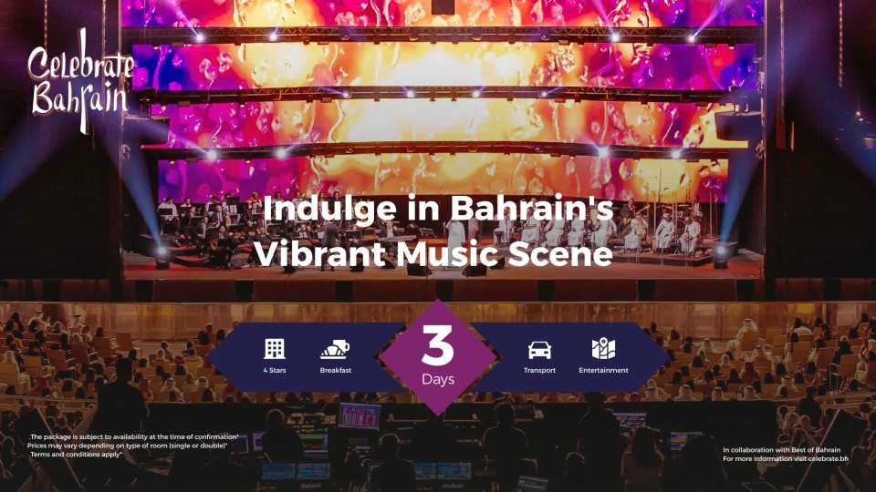 Bahrain Music Night Package - Platinumlist.net