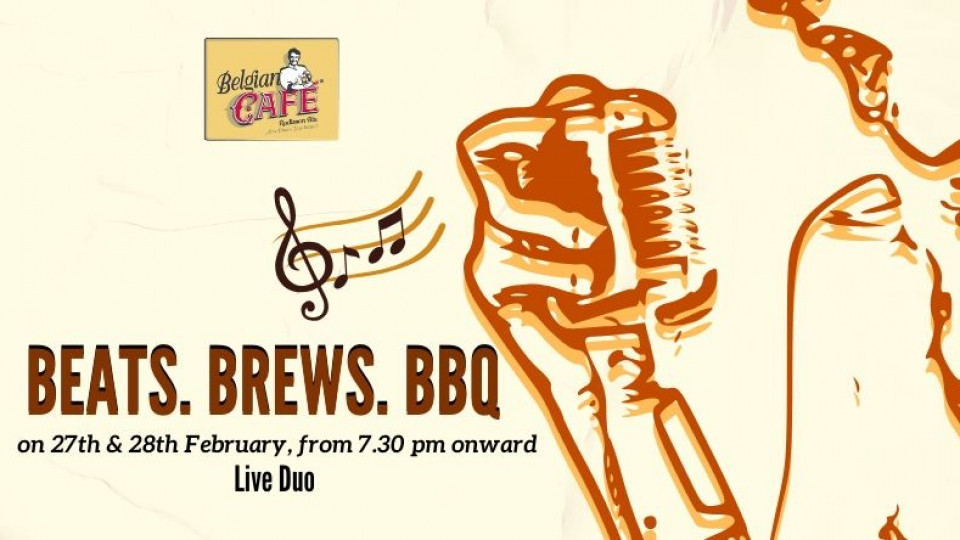 Beats. Brews. BBQ night at Belgian Cafe Yas Island