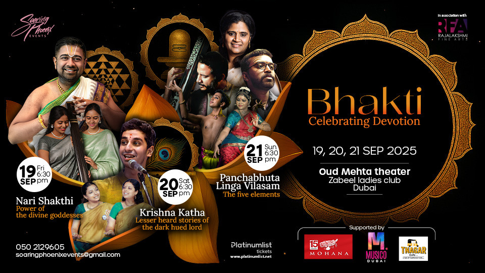 Bhakti at Oud Mehta Theater in Dubai 2025 United Arab Emirates