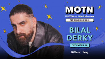 Bilal Derkay Live on December 28 at MOTN Festival ABU DHABI Bilal Derkay Live on December 28 at MOTN Festival ABU DHABI