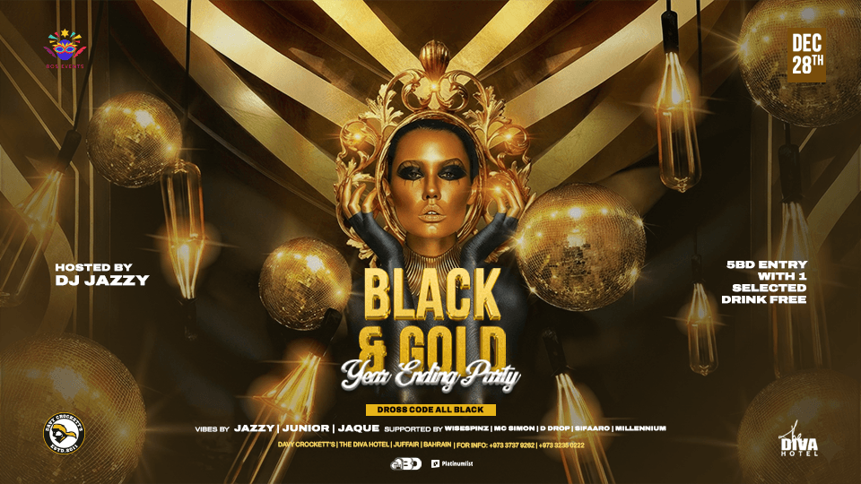 Black & Gold Pre Year Ending Party 2025 Bahrain