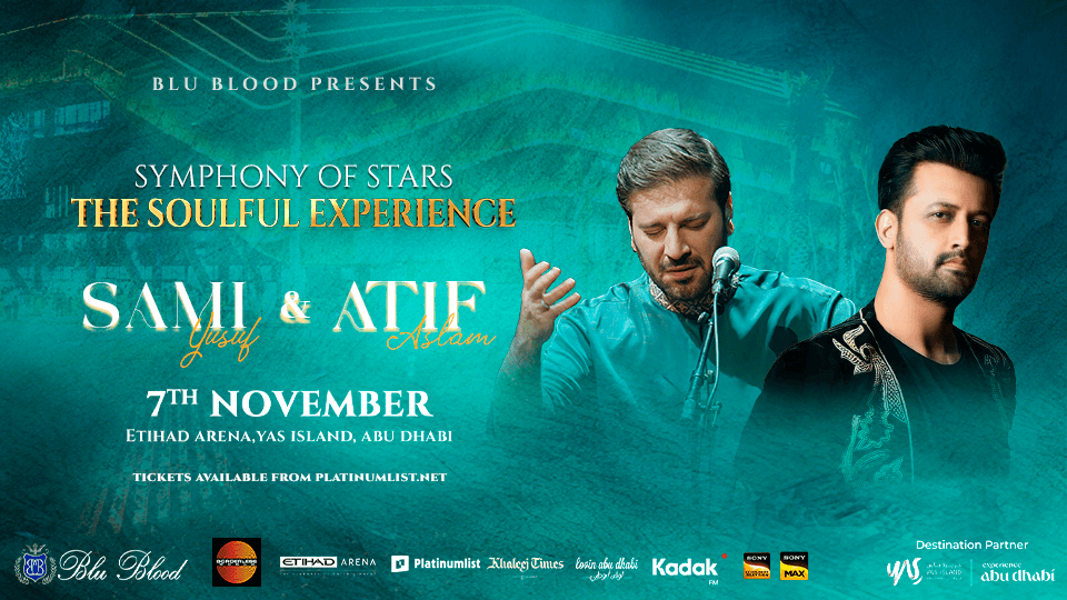 Blu Blood presents Symphony of Stars with Atif Aslam and Sami Yusuf at Etihad Arena in Abu Dhabi