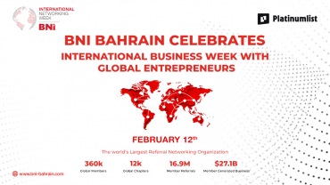 BNI Bahrain Celebrates International Networking Week with Global Entrepreneurs