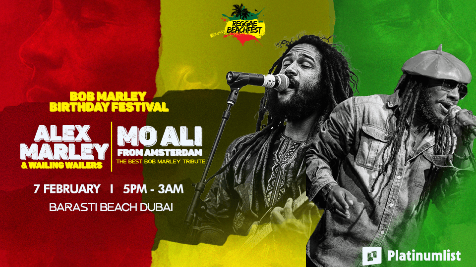 Bob Marley Birthday Festival: Alex Marley, Mo Ali & Wailing Wailers in Dubai