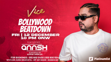 Bollywood Beatdown at Vice in Dubai | 12 December Bollywood Beatdown at Vice in Dubai | 12 December