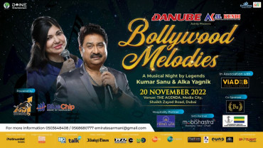 Bollywood Melodies with Kumar Sanu and Alka Yagnik in Dubai, The Agenda, Desi, Desi Events