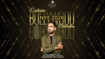 BOLLYWOOD NYE 2026 at SPIN, The Gulf Hotel Bahrain BOLLYWOOD NYE 2026 at SPIN, The Gulf Hotel Bahrain