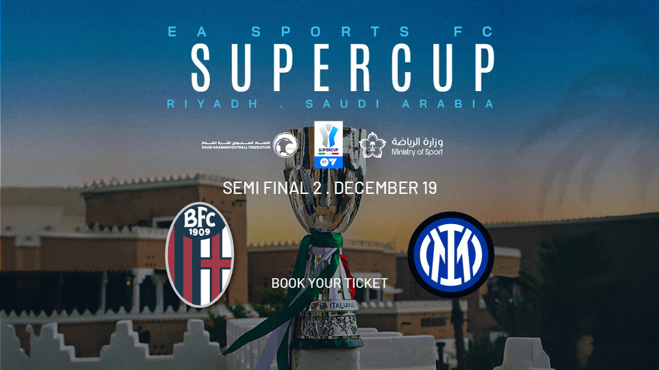 Bologna vs Inter Milan - EA Sports Supercup in Riyadh