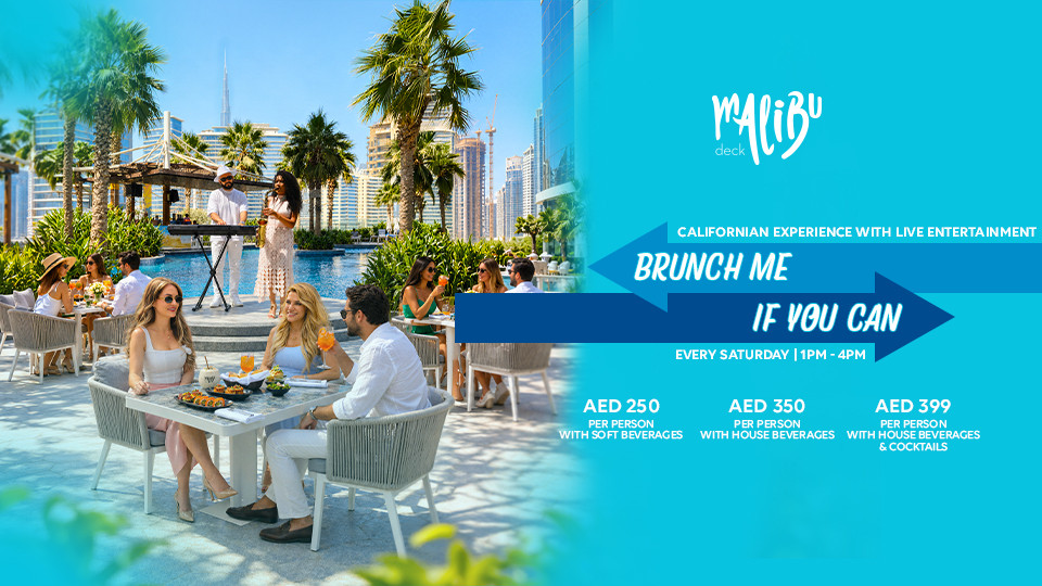 Brunch Me If You Can am Samstag im Malibu Deck