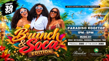 Brunch & Soca at Paradiso Rooftop, Bahrain Brunch & Soca at Paradiso Rooftop, Bahrain