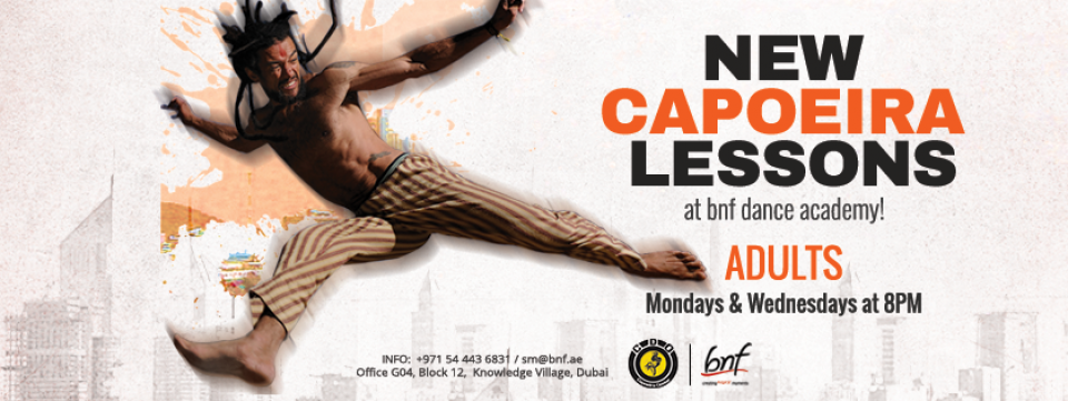 Capoeira for adults at bnf dance academy Capoeira for adults at bnf dance academy