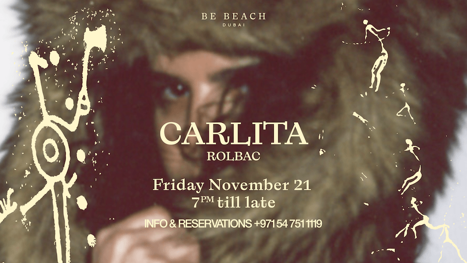 Carlita at Be Beach Dubai 2025 United Arab Emirates