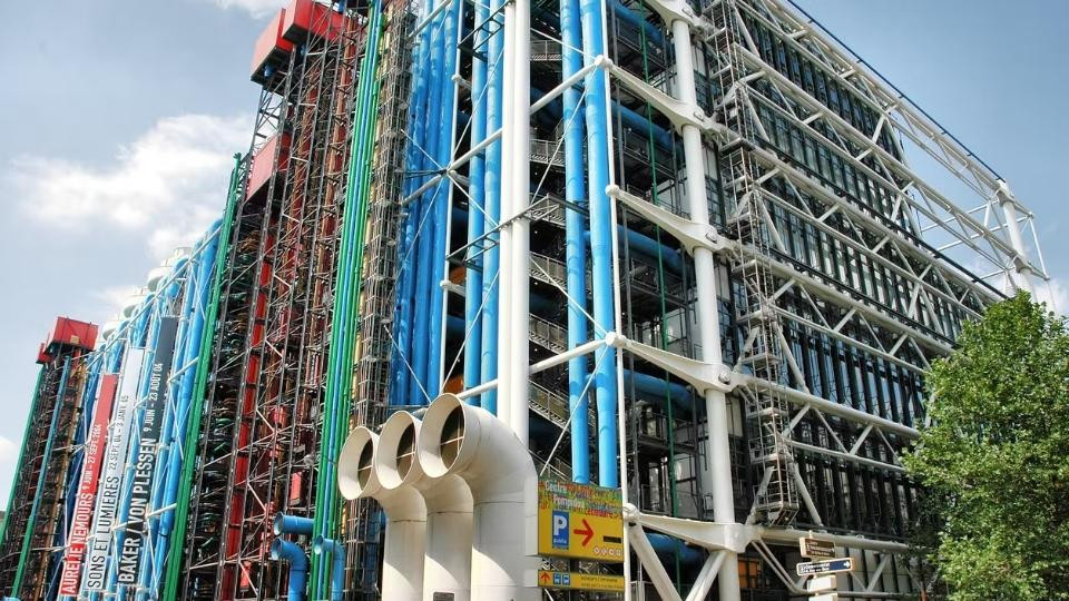 Centre Pompidou: Exhibition + Rooftop Access